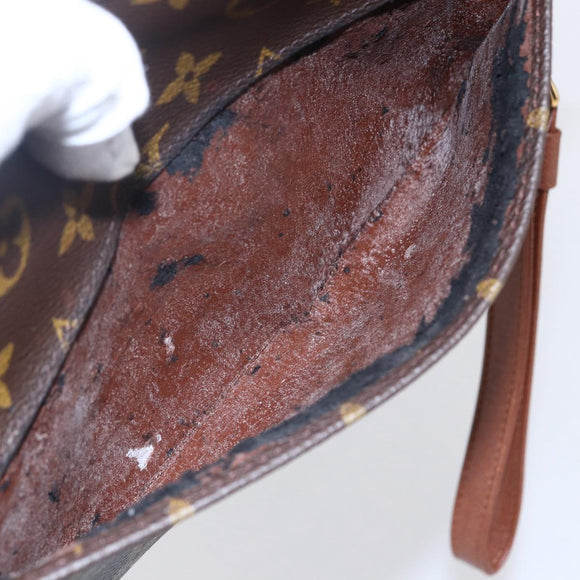 LOUIS VUITTON Monogram Orsay Clutch Bag M51790 LV Auth BA6647