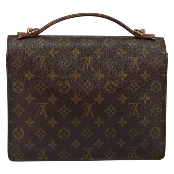 LOUIS VUITTON Monogram Monceau 28 Hand Bag M51185 LV Auth BA6649