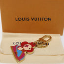 LOUIS VUITTON Porte Cles Charm Vivienne Charm metal Gold M69860 LV Auth BA664M-10