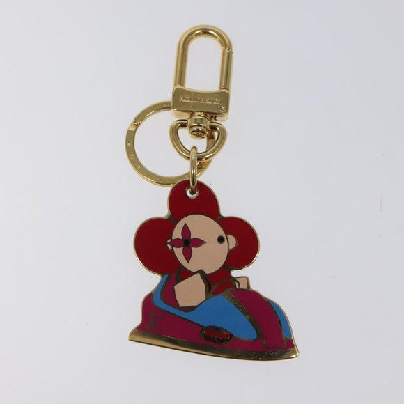 LOUIS VUITTON Porte Cles Charm Vivienne Charm metal Gold M69860 LV Auth BA664M