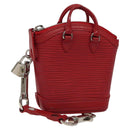 LOUIS VUITTON Epi Mini Lockit Charm Red M6001J LV Auth BA665-1