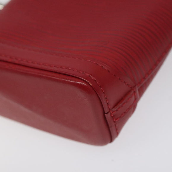 LOUIS VUITTON Epi Mini Lockit Charm Red M6001J LV Auth BA665