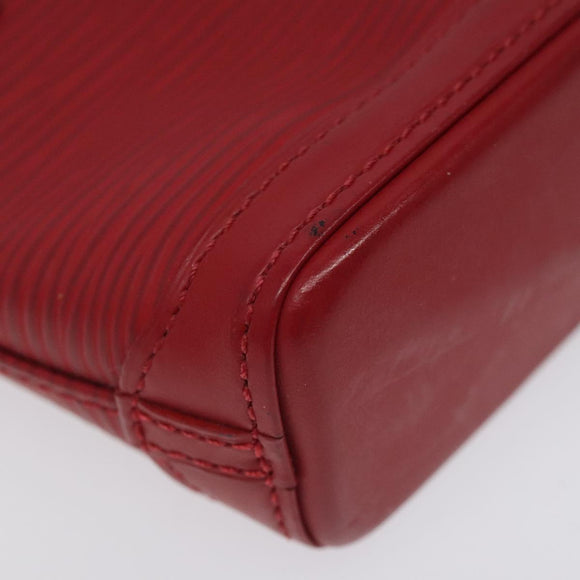 LOUIS VUITTON Epi Mini Lockit Charm Red M6001J LV Auth BA665