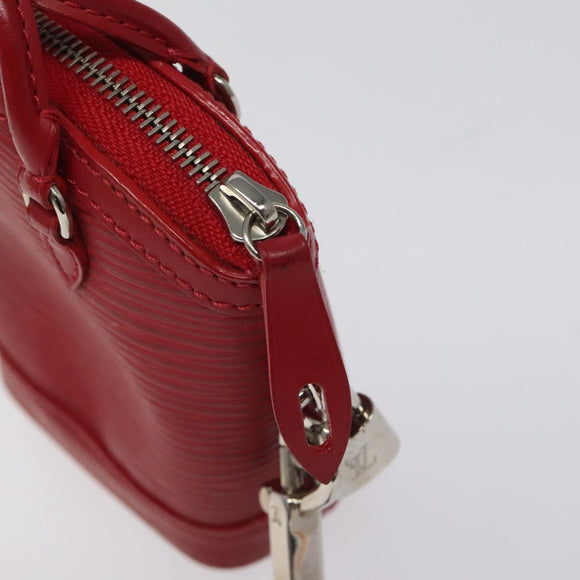 LOUIS VUITTON Epi Mini Lockit Charm Red M6001J LV Auth BA665