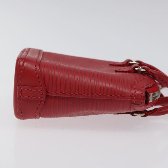 LOUIS VUITTON Epi Mini Lockit Charm Red M6001J LV Auth BA665