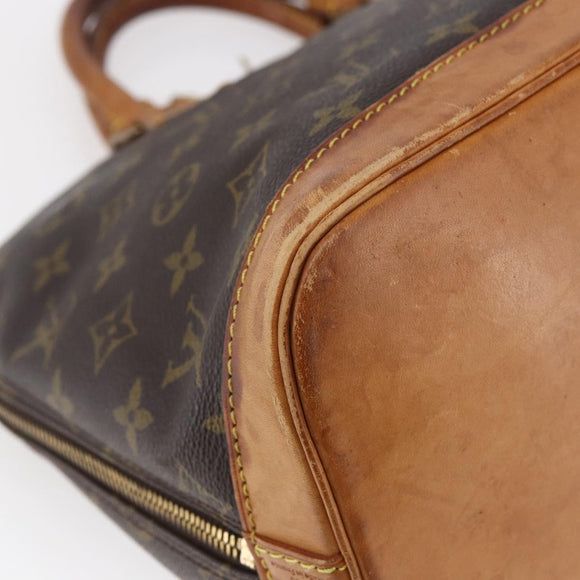 LOUIS VUITTON Monogram Alma Hand Bag M51130 LV Auth BA6655