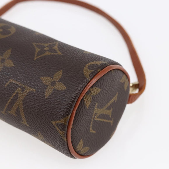 LOUIS VUITTON Monogram Papillon Pouch LV Auth BA6660