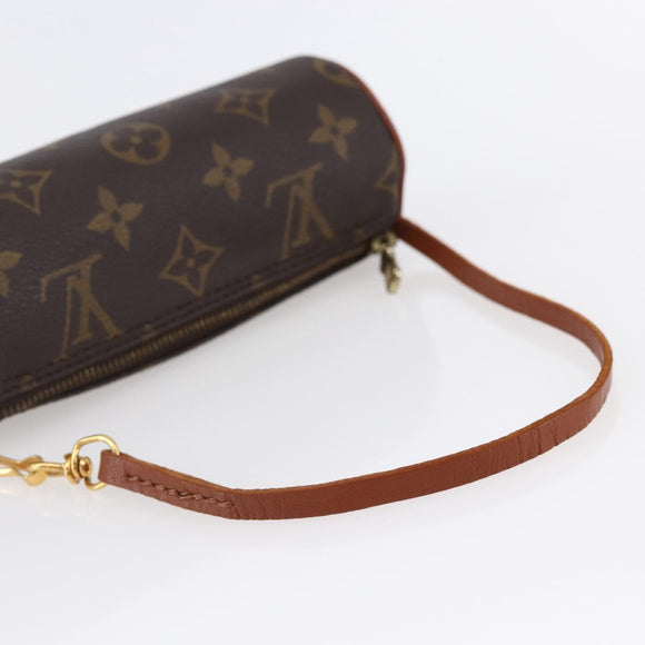 LOUIS VUITTON Monogram Papillon Pouch LV Auth BA6660