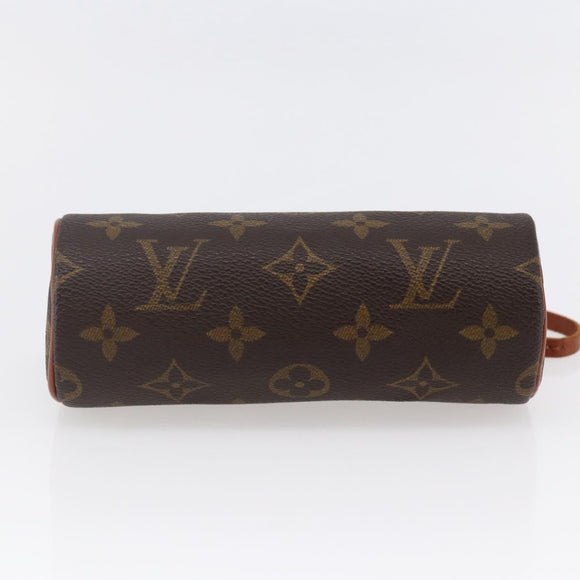 LOUIS VUITTON Monogram Papillon Pouch LV Auth BA6660