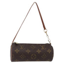 LOUIS VUITTON Monogram Papillon Pouch LV Auth BA6661-1