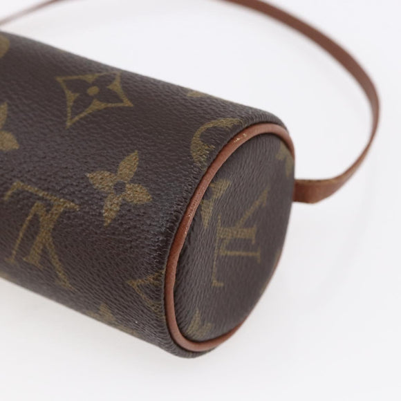 LOUIS VUITTON Monogram Papillon Pouch LV Auth BA6661