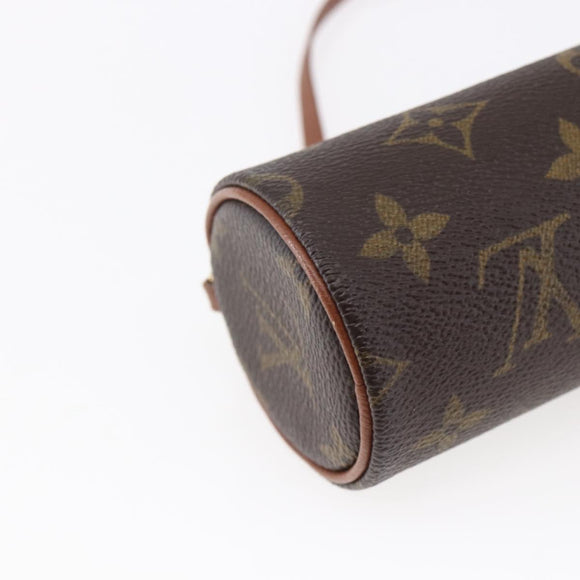 LOUIS VUITTON Monogram Papillon Pouch LV Auth BA6661