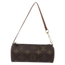 LOUIS VUITTON Monogram Papillon Pouch LV Auth BA6661-13