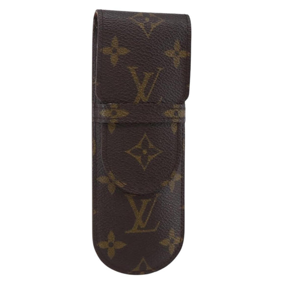 LOUIS VUITTON Monogram Etui Stilo Pen Case M62990 LV Auth BA6665