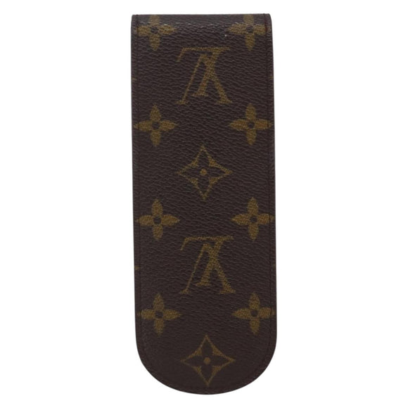 LOUIS VUITTON Monogram Etui Stilo Pen Case M62990 LV Auth BA6665