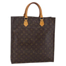 LOUIS VUITTON Monogram Sac Plat Hand Bag M51140 LV Auth BA6669-1