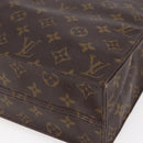 LOUIS VUITTON Monogram Sac Plat Hand Bag M51140 LV Auth BA6669-9