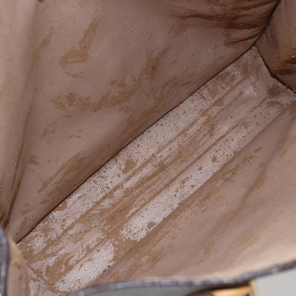 LOUIS VUITTON Monogram Sac Plat Hand Bag M51140 LV Auth BA6669