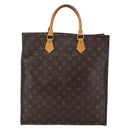 LOUIS VUITTON Monogram Sac Plat Hand Bag M51140 LV Auth BA6669-13