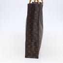 LOUIS VUITTON Monogram Sac Plat Hand Bag M51140 LV Auth BA6669-4