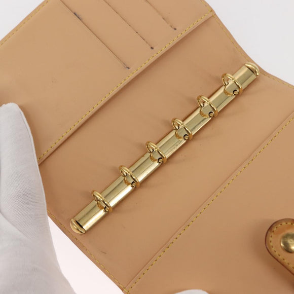 LOUIS VUITTON Multicolor Agenda PM Day Planner Cover Black R20895 LV Auth BA6675