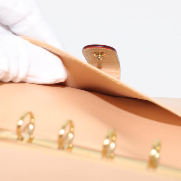 LOUIS VUITTON Multicolor Agenda PM Day Planner Cover Black R20895 LV Auth BA6675