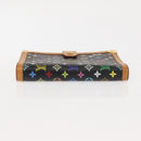 LOUIS VUITTON Multicolor Agenda PM Day Planner Cover Black R20895 LV Auth BA6675-5