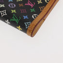 LOUIS VUITTON Multicolor Agenda PM Day Planner Cover Black R20895 LV Auth BA6675-8