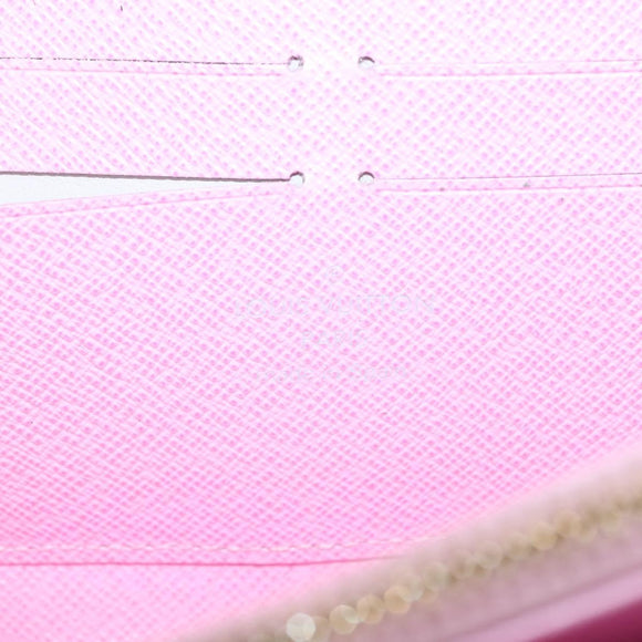 LOUIS VUITTON Monogram Multicolor Zippy Wallet Wallet White M60241 Auth BA6676