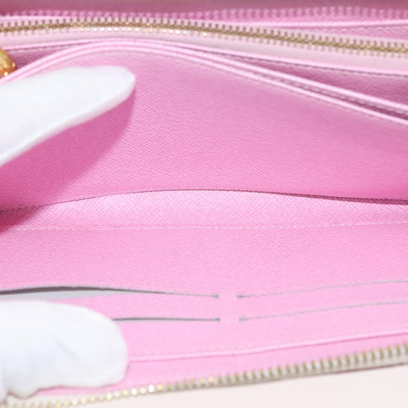 LOUIS VUITTON Monogram Multicolor Zippy Wallet Wallet White M60241 Auth BA6676