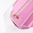 LOUIS VUITTON Monogram Multicolor Zippy Wallet Wallet White M60241 Auth BA6676-10