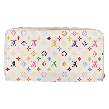 LOUIS VUITTON Monogram Multicolor Zippy Wallet Wallet White M60241 Auth BA6676 - 0