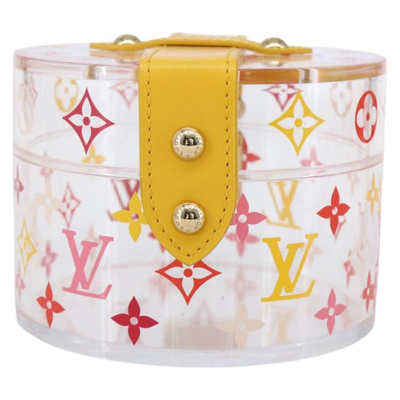 LOUIS VUITTON Boite Scott Accessory Case plastic Clear GI0901 LV Auth BA6677A