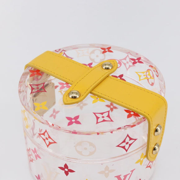 LOUIS VUITTON Boite Scott Accessory Case plastic Clear GI0901 LV Auth BA6677A