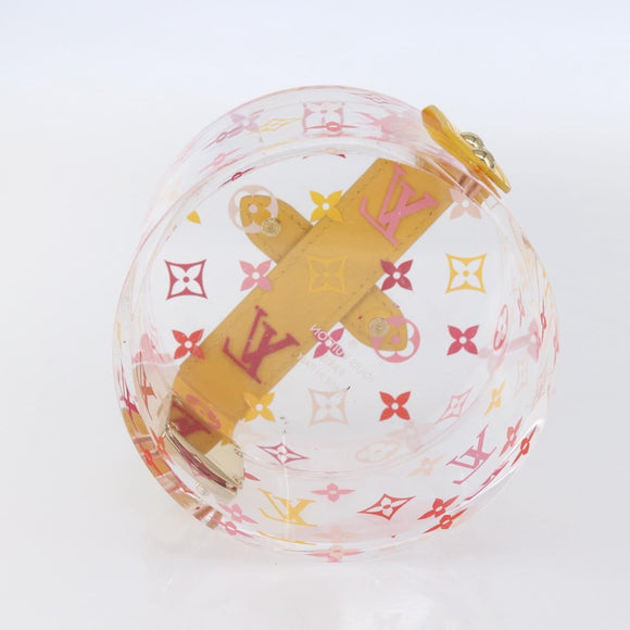 LOUIS VUITTON Boite Scott Accessory Case plastic Clear GI0901 LV Auth BA6677A