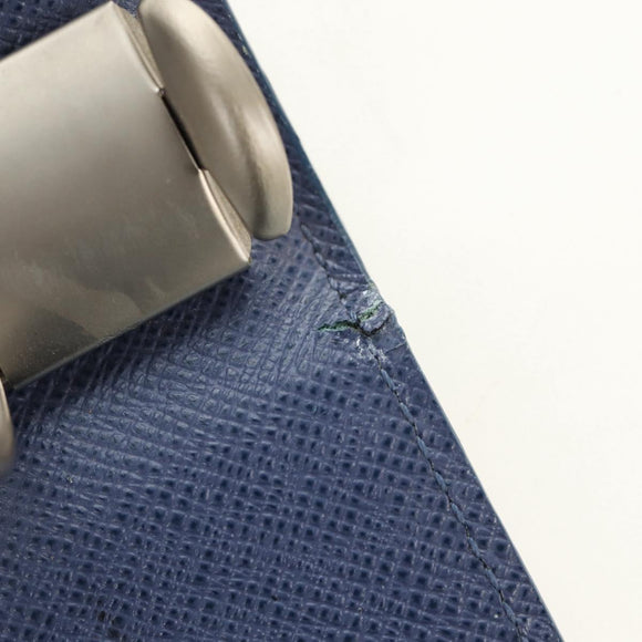 LOUIS VUITTON Epi Agenda MM Tagesplaner Hülle Blau Myrtille R2004G Auth BA6678