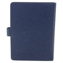 LOUIS VUITTON Epi Agenda MM Day Planner Cover Blue Myrtille R2004G Auth BA6678-2