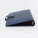 LOUIS VUITTON Epi Agenda MM Tagesplaner Hülle Blau Myrtille R2004G Auth BA6678-5
