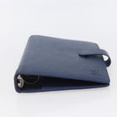 LOUIS VUITTON Epi Agenda MM Tagesplaner Hülle Blau Myrtille R2004G Auth BA6678-6