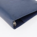 LOUIS VUITTON Epi Agenda MM Tagesplaner Hülle Blau Myrtille R2004G Auth BA6678-14