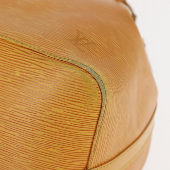 LOUIS VUITTON Epi Petit Noe Shoulder Bag Yellow M44109 LV Auth BA6680