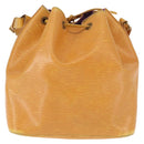 LOUIS VUITTON Epi Petit Noe Shoulder Bag Yellow M44109 LV Auth BA6680-2