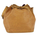 LOUIS VUITTON Epi Petit Noe Shoulder Bag Yellow M44109 LV Auth BA6681-1