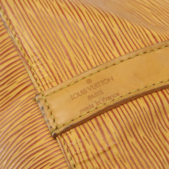 LOUIS VUITTON Epi Petit Noe Shoulder Bag Yellow M44109 LV Auth BA6681