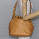 LOUIS VUITTON Epi Petit Noe Shoulder Bag Yellow M44109 LV Auth BA6681-20