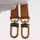 LOUIS VUITTON Shoulder Strap Leather 39.4"" Beige LV Auth BA6682-7