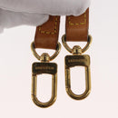 LOUIS VUITTON Shoulder Strap Leather 39.4"" Beige LV Auth BA6682-8