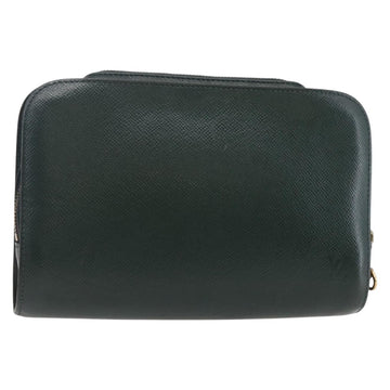 LOUIS VUITTON Taiga Baikal Clutch Bag Epicea M30184 LV Auth BA6683