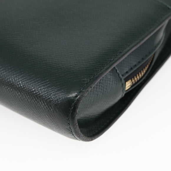 LOUIS VUITTON Taiga Baikal Clutch Bag Epicea M30184 LV Auth BA6683