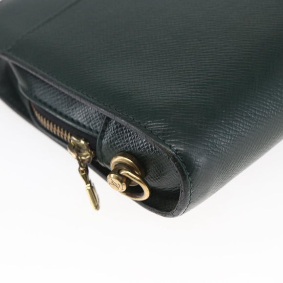 LOUIS VUITTON Taiga Baikal Clutch Bag Epicea M30184 LV Auth BA6683